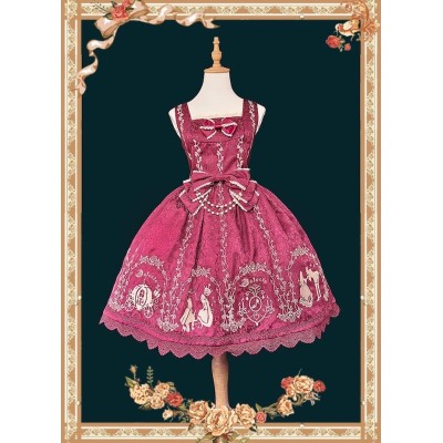 Infanta Cinderella Embroidered Jacquard Edition JSK(4 Colours/Full Payment Without Shipping)